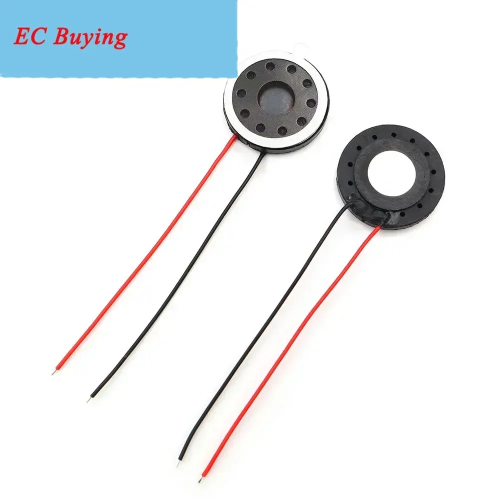 5PCS/Lot Diameter 23MM 8 Ohm 1 Watt Plastic Inner Wire 60MM Loudspeaker 8R 1W Micro Speaker With Double Sided Tape 23 MM 8Ohm