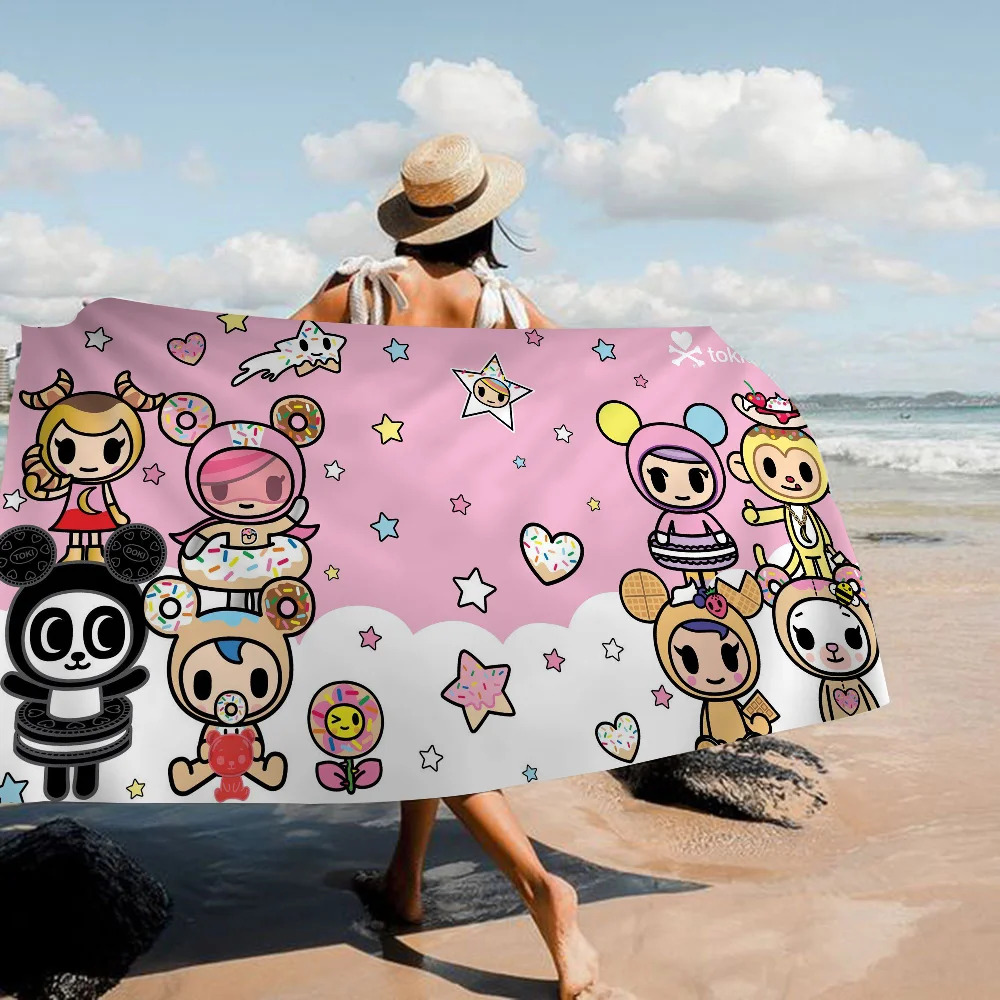 Japan T-Tokidoki Towel Microfiber Beach Towel Absorbent Quick dry Soft Yoga Swimming Resort Mountain Climbing Towel