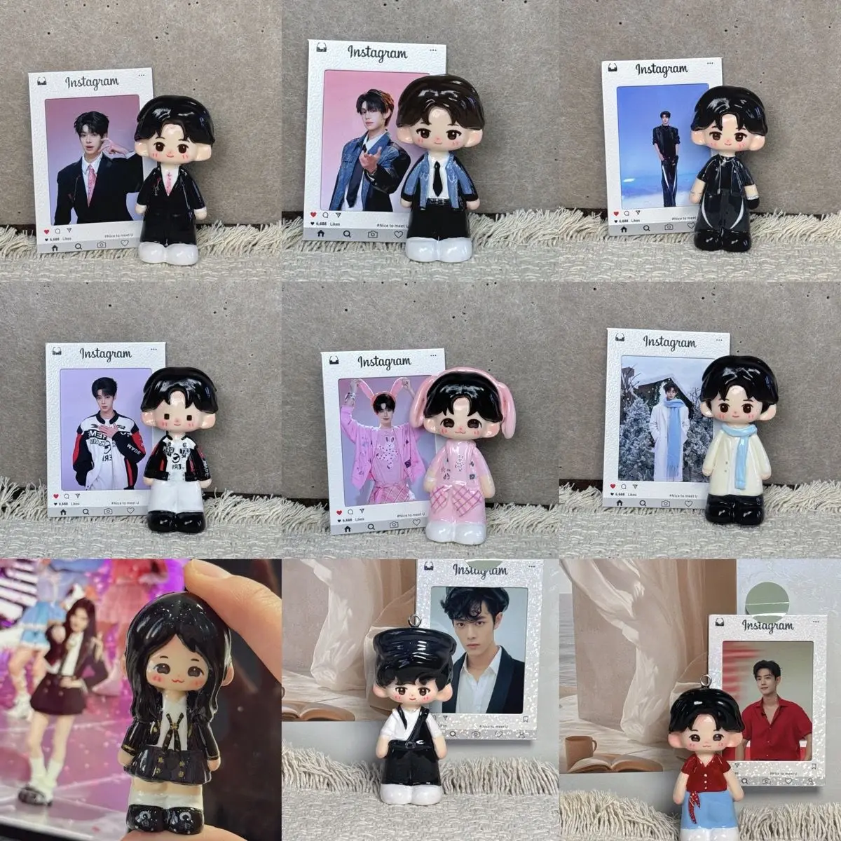 Personalisierte Tonfigur Als Handgefertigte Tischdekoration_voghion.com