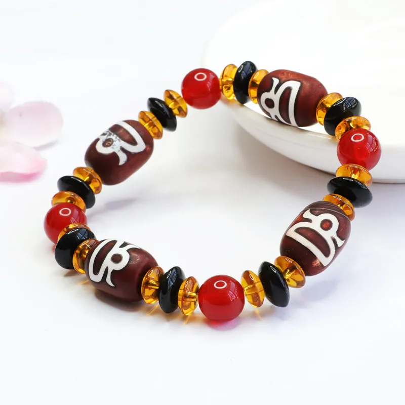 

Genuine Fortuna Tianzhu Road to Red Onyx Bracelet Chalcedony Bracelet Factory Dropshipping MN20404