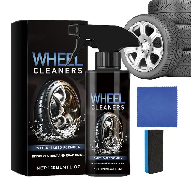 

Car Wheel Cleaner Spray Effective Wheel Cleaner 120ml Multi-Purpose Car Cleaner Spray Wheel Care For Cars Trucks SUVs