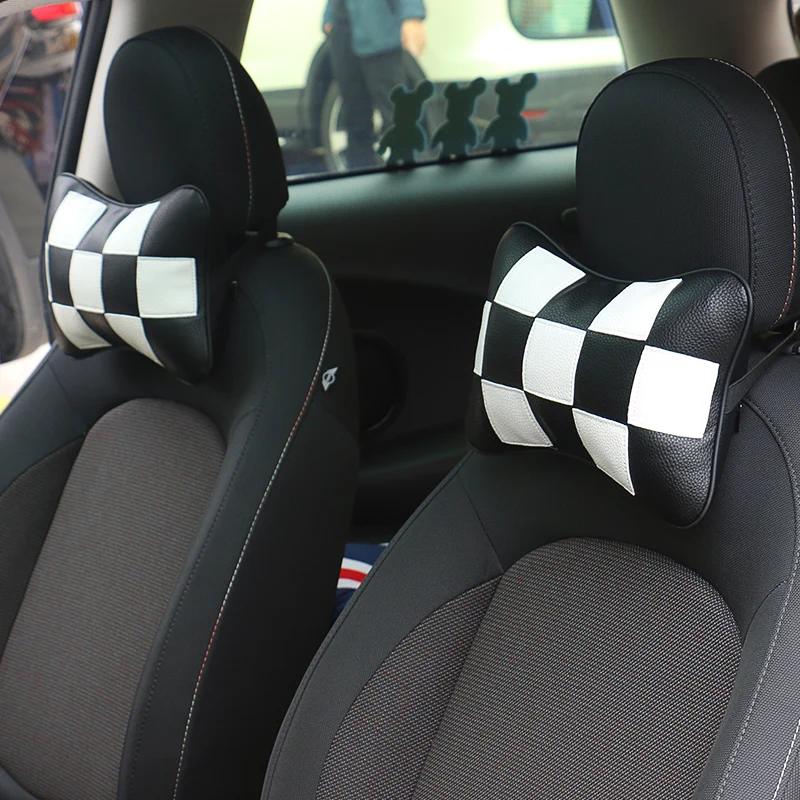 Car Styling Seat Neck Pillow for Mini Cooper S R56 R50 F56 R53 F55 JCW R60 R55 R52 R57 R58 R59 Clubman Car Headrest Neck Pillow