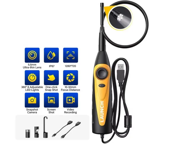 VSP600 USB Borescope Camera Waterproof Inspection Endoscope VSP 600 Multipurpose Videoscope Camera for X431 Scanners