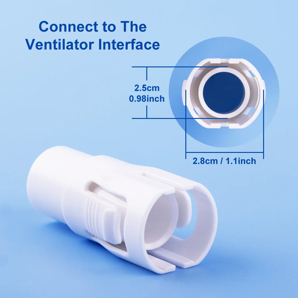 Universal CPAP Nasal Mask Tube Adapter Compatible with AirMini CPAP Conversion Hose Adapters Connector Tubing Accessories