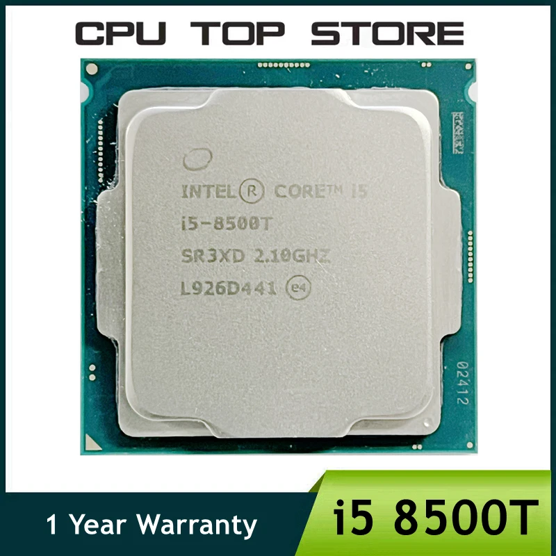 Intel Core i5 8500T 2.1GHz Six-Core Six-Thread CPU Processor 9M 35W LGA 1151