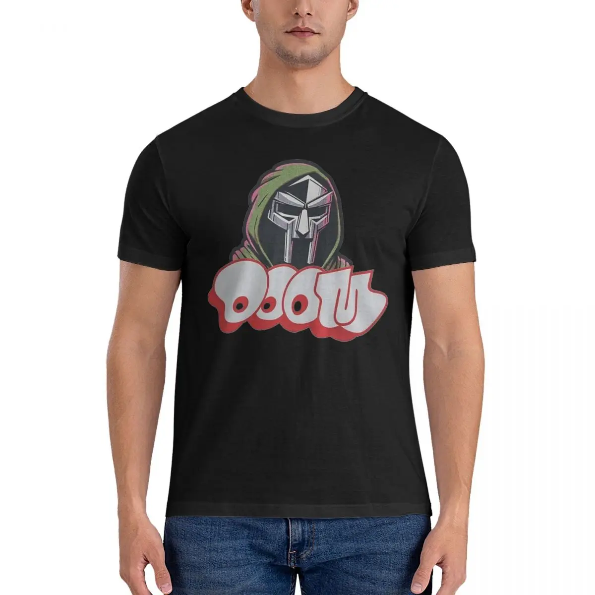 Men's T-Shirt Singer Mf Dooms Madlib Madvillain Graphic T-Shirts Trendy Cool Beach Tees Awesome Pure Cotton Tops Plus Size 5XL