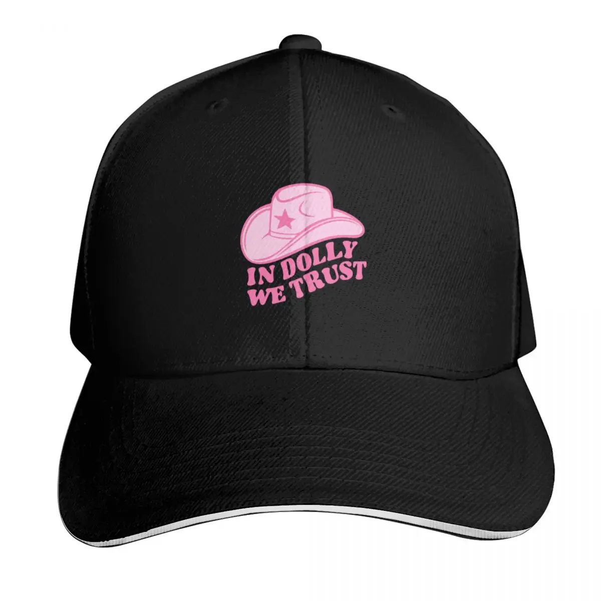 DollyIn Dolly We Trust Baseball Cap Casual Daily Wear Quick Dry Performance Cotton Twill Breathable