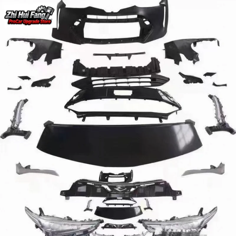 

Подходит для Toyota Previa Grand Cruiser 06-12, новое обновление, 2016, полный комплект кузова, бампер, передняя часть