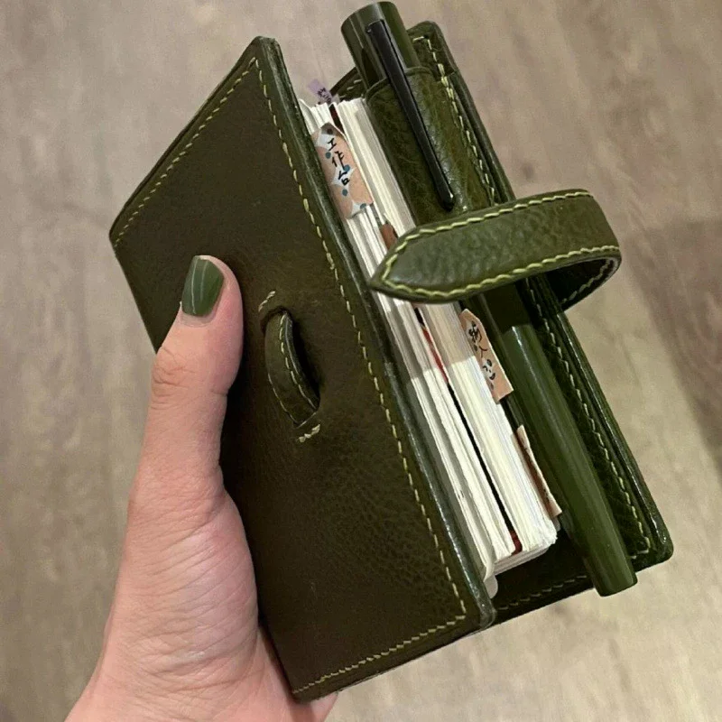 

Простые утолщенные зеленые блокноты в стиле ретро, портативная карманная книга, блокнот с вкладышами, пустая внутренняя страница, блокнот, офисные принадлежности, подарки