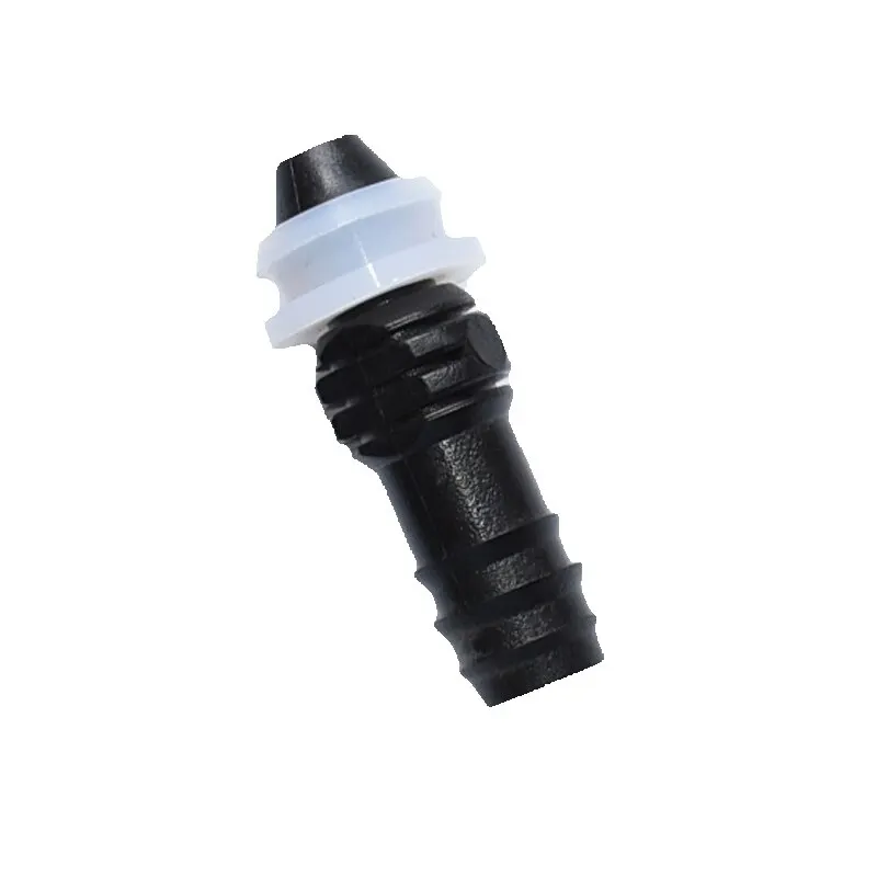 Greenhouse16mm To The16mm Hose Connector Rubber Ring Irrigation Drip Tape Straight Barb Adapter 6Pcs