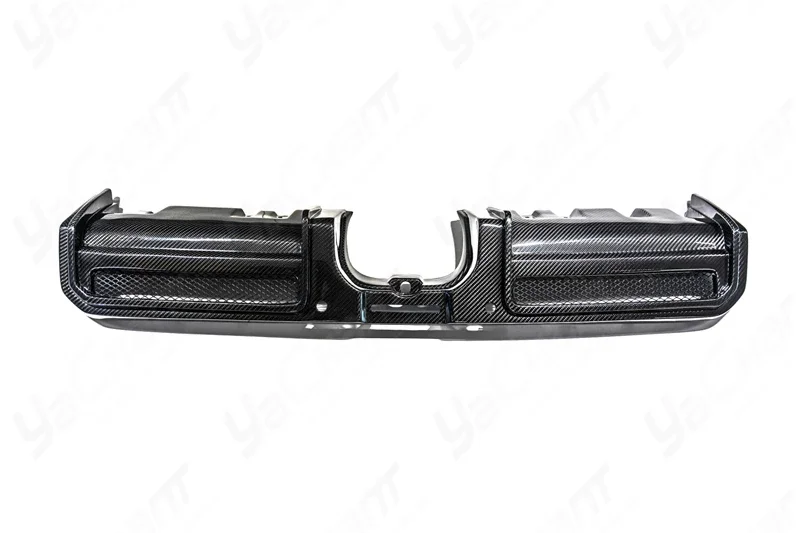 

Car Accessories DCF Dry Carbon Fiber AG Style F56 Rear Diffuser w/ Backup Light Fit For 2022-2023 MINI F56 JCW Duell Rear Lip