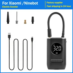Scooter Inflator Pump Portable Tyre Inflator Pressure Detection Bicycle Air Blower for Xiaomi M365 PRO 2 for Ninebot Accessories