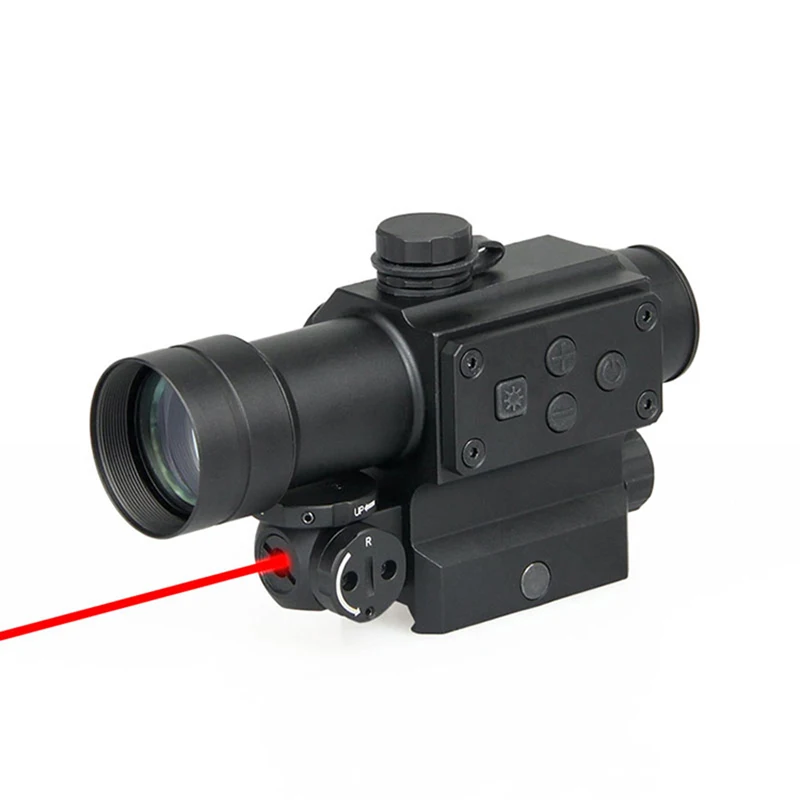 PPT, PP2-0108 Tactical Reflex Red Laser, Red Dot Sight Scope, 2 MOA Dot Laser, For Airsoft Hunting Aluminum Picatinny Rail