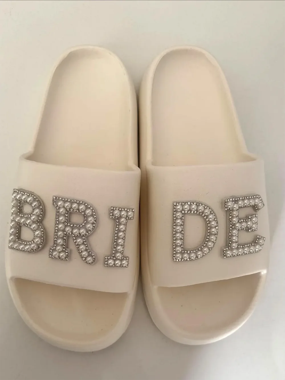 Braut-Sommer-Slides, Brautjungfern-Party-Zubehör, Hochzeits-Braut-To-Be-Flip-Flops, Strand-Sandalen, Brautparty-Schuhe, Geschenke – Detail 4