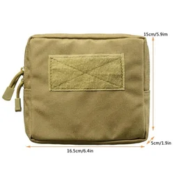 Bolsa táctica Molle Admin, bolsa MOLLE, dispositivo de utilidad, bolsa de herramientas para chaleco táctico, riñonera para el pecho, bolsa de herramientas EDC