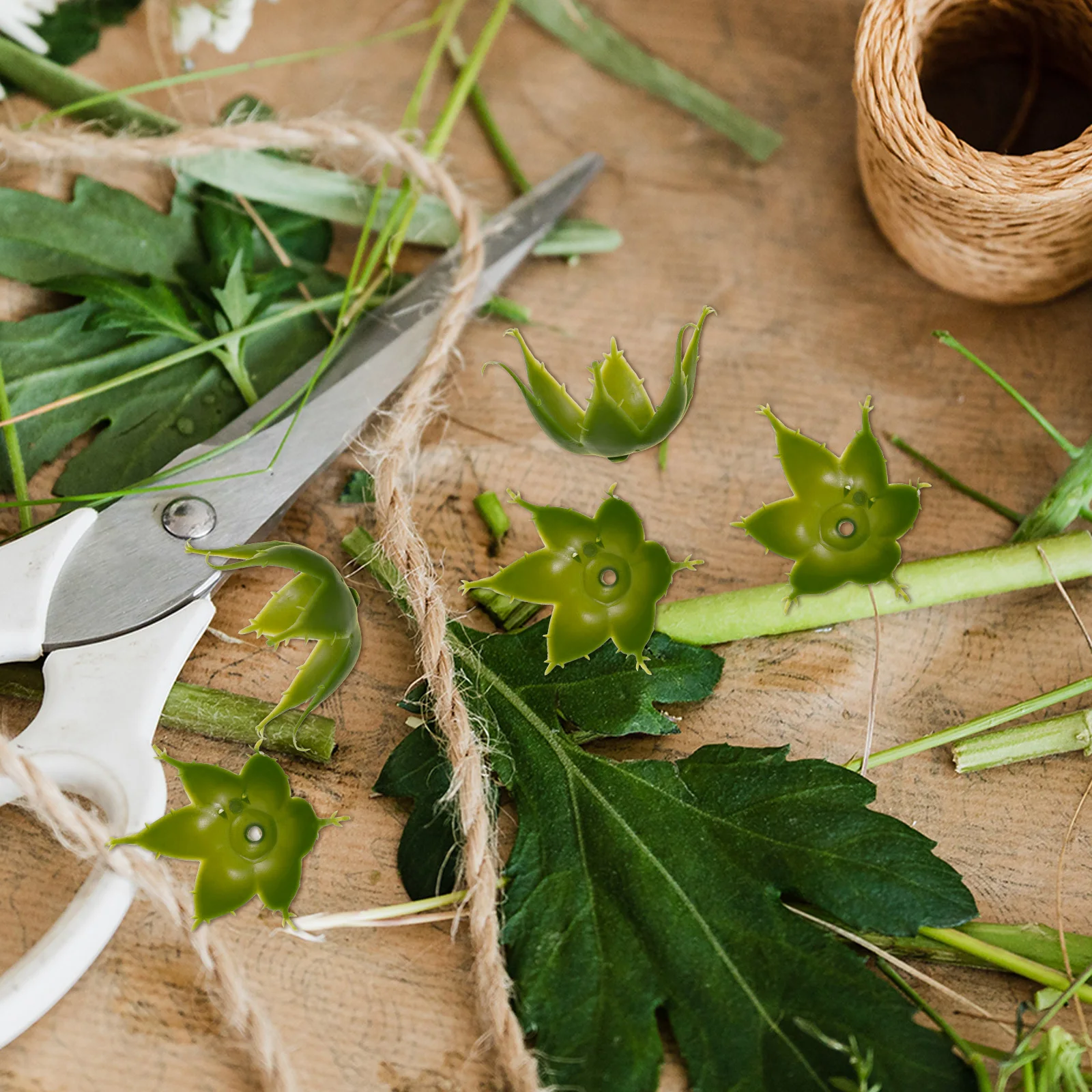 5 قطعة جذع الزهور الاصطناعية قاعدة الكالكسات صنع لوازم الزهور ينبع أوعية يدوية #2