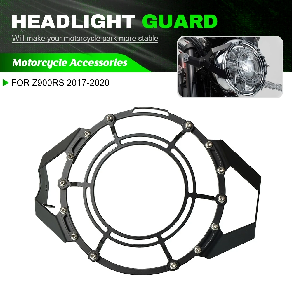 

Motorcycle Headlight Head Light Guard Protector Cover Protection Grill For Kawasaki Z900RS 2017-2020 2018 2019 Z900 RS Z900-RS