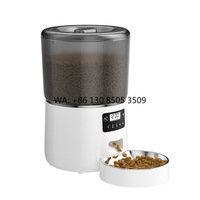 4L Automatic Cat Dog Feeder Eco-Friendly Stainless Steel Plastic Meal Timed Pet Food Dispenser Dry Food Auto Feeder Battery