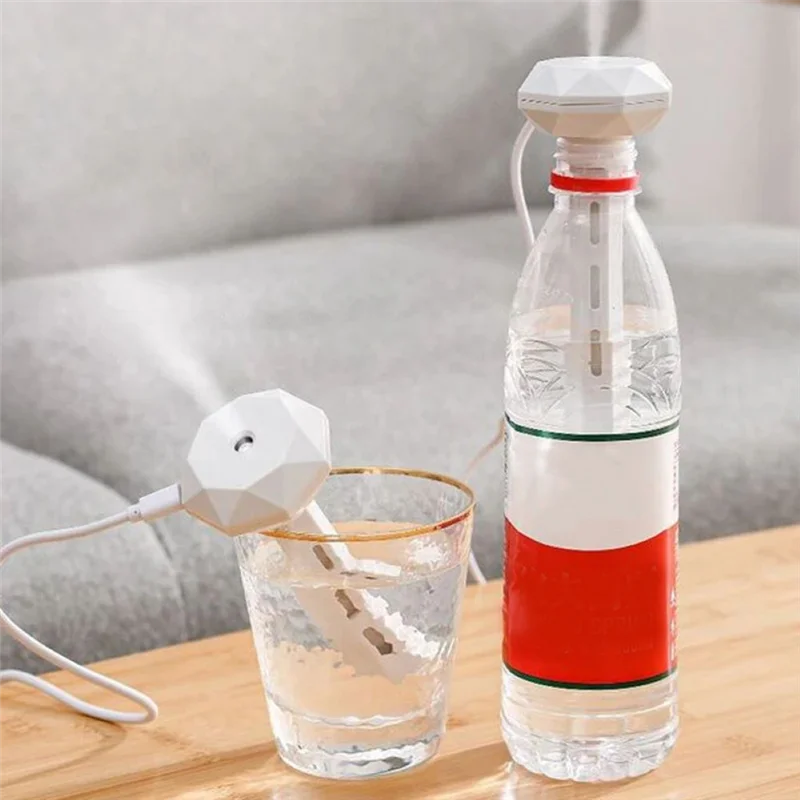 B25B Romantic LED Lamp Ultrasound Mini USB Humidifiers Air Diffuser Car Home Purifier Aroma Mist Maker