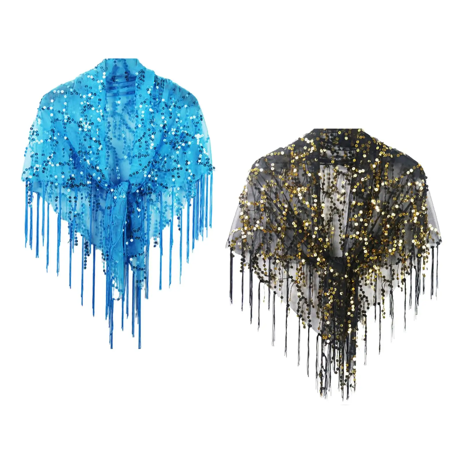 Women Shawl Wrap Evening Cape Unique Stylish Ladies Lightweight Sequin Shawl Cape Sequin Bridal Shawl for Evening Dance Dress