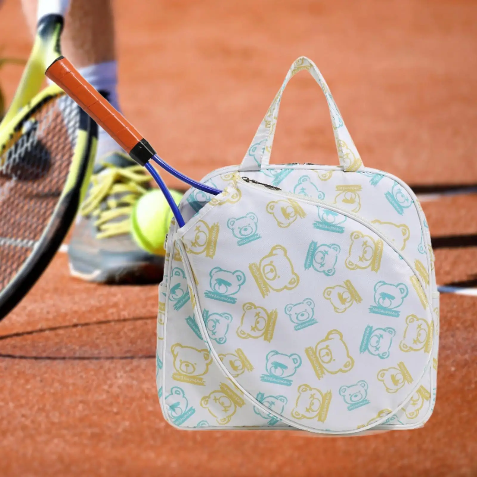 

Tennis Bag Adjustable Shoulder Strap Multifunctional Tennis Tote Handbag