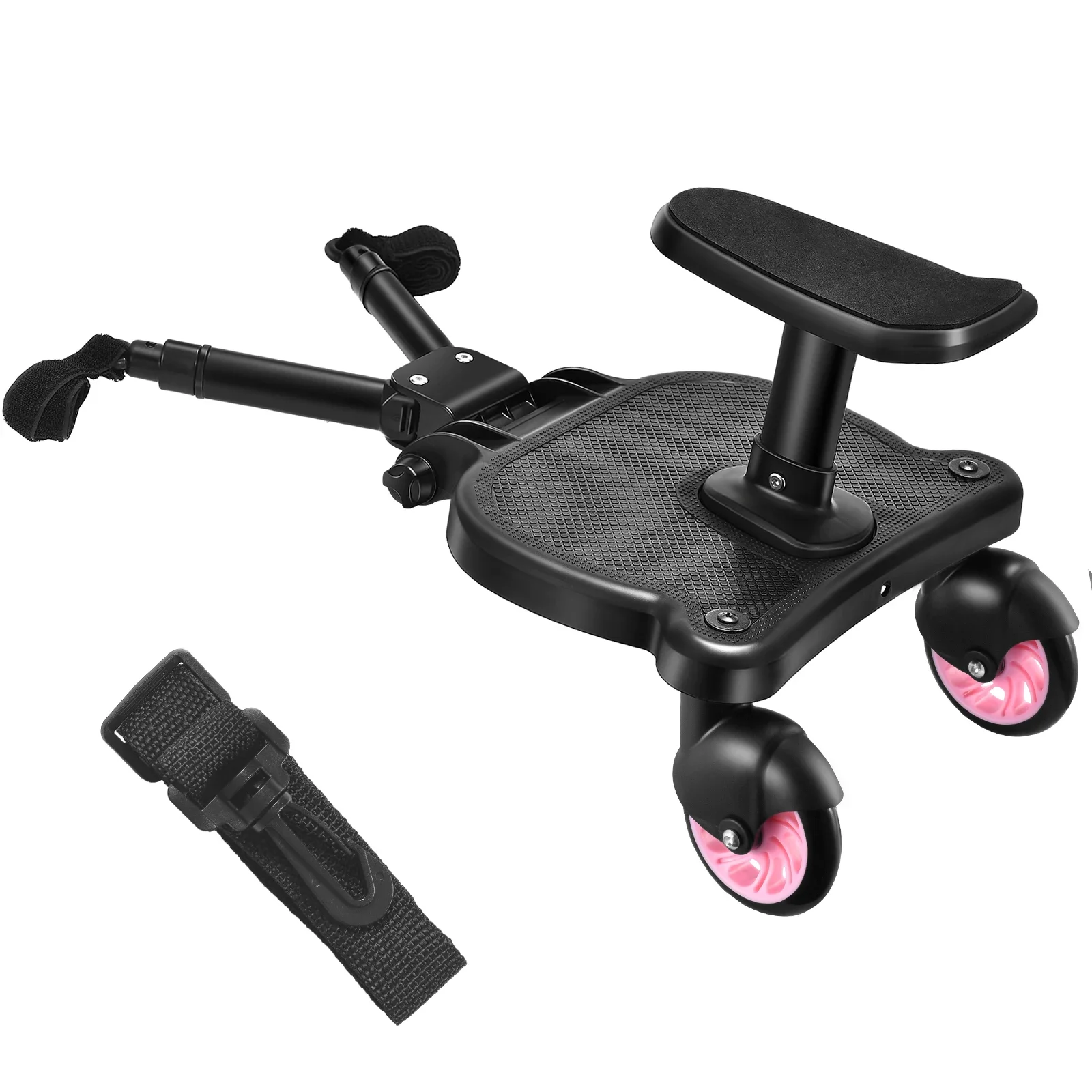 Stable Four-wheel car Children Stroller Pedal Adapter Stroller Accessorie Second Children Auxiliary Trailer Twins Scooter