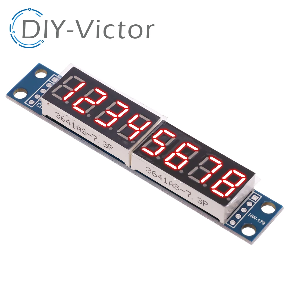 MAX7219 LED Dot Matrix Display Module 8 Digital Tube Display Control Board For Arduino Microcontroller Serial Driver 7 Segment