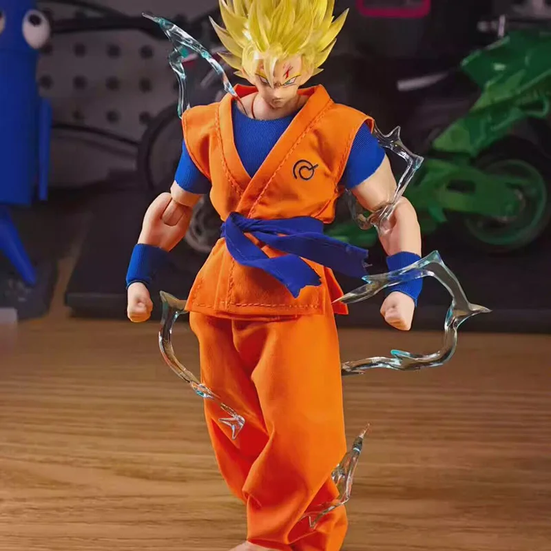 

В наличии Новые фигурки Dragon Ball Shf серии Son Goku Daoist Robe оранжево-синяя униформа тренировочный костюм аксессуары для одежды игрушки