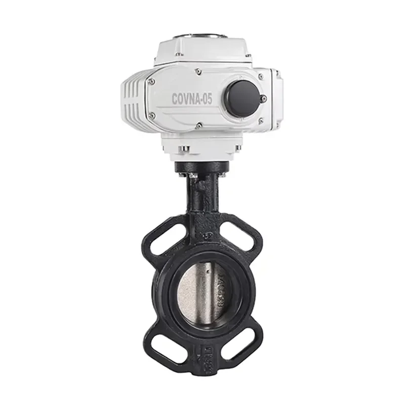 

COVNA 90-Day Window DN200 PN16 8 Inch 24 Volt EPDM Rubber Seat Wafer Type Cast Iron Motorized Electric Butterfly Valve