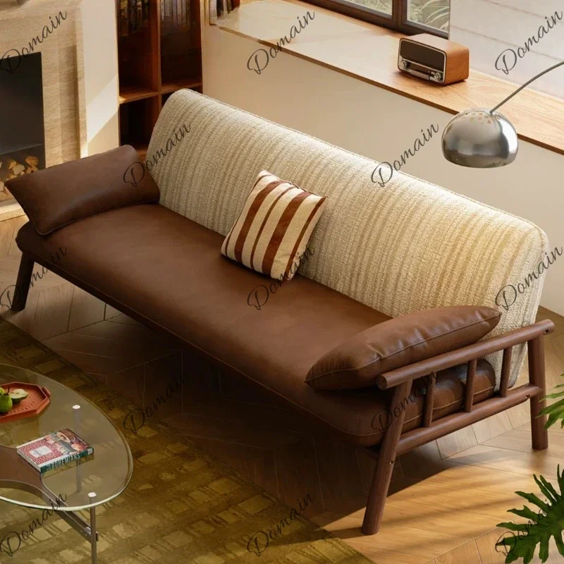 LJ v Modern Wooden Sofa Bed Lounge Relax 2 Seater Bathroom Book Sofa Bed Adults Friends Puff Para Quarto Beautifylife Furniture