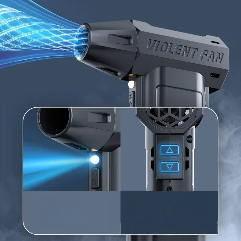 X8 منفاخ نفاث 580000 دورة في الدقيقة منفاخ هواء قوي 60 متر/الثانية سرعة الرياح فرش منفاخ هواء منفاخ هواء مضغوط كهربائي