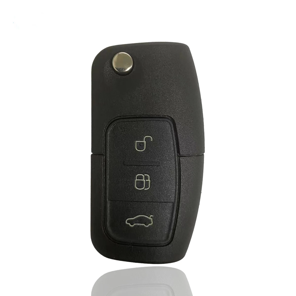 Okey Remote Control Car Key Ford Focus 3 2 Mondeo Fiesta Key Fob Case 3 Button 80/40 Bit433MHz 4D63/4D60 Chip Flip