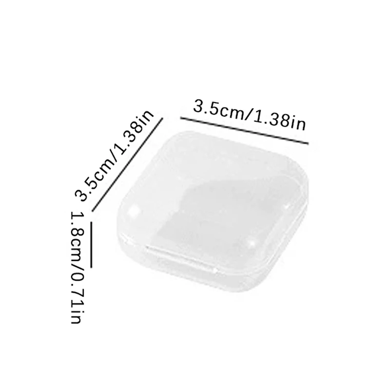 Small Portable Plastic Boxes, 10 PCS for Jewellery