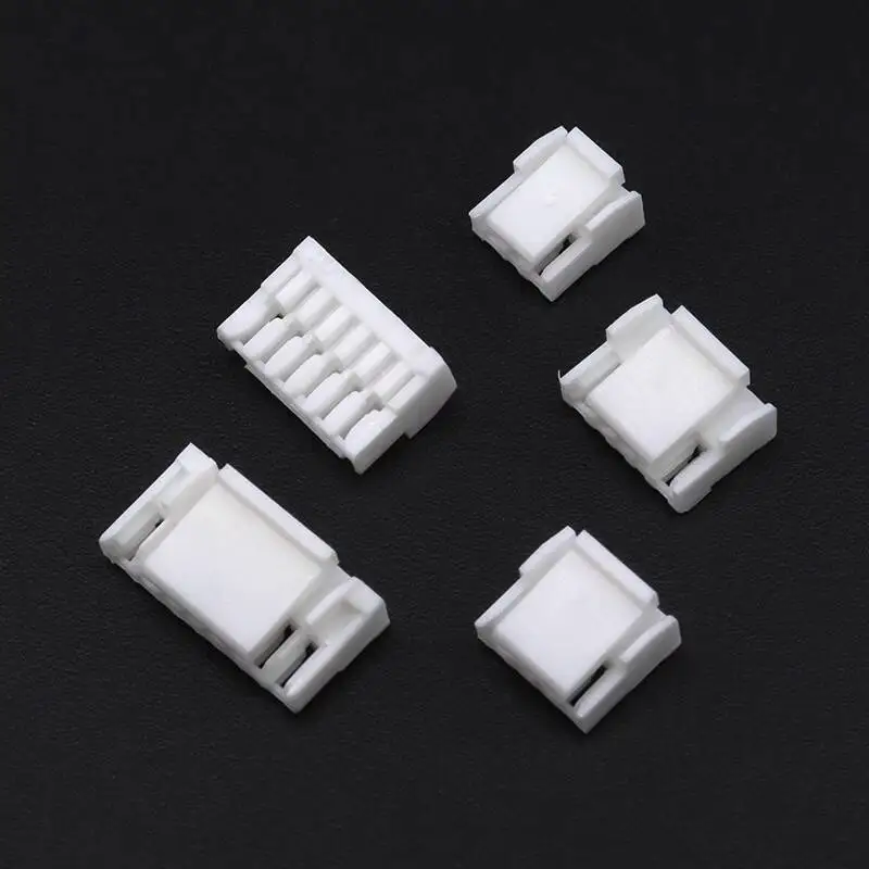 50 Stück GH1.25 Kunststoffgehäuse-Steckverbinder 2P 3 4 5 6 8P Klemmenblock Drahtklemme Feder mit Schnalle – Detail 7