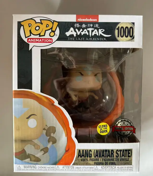 Funko Pop Animation AANG Avatar State 1000 #   Figuras Coleccionables Edición Especial Glows, Juguetes de Figuras de Acción