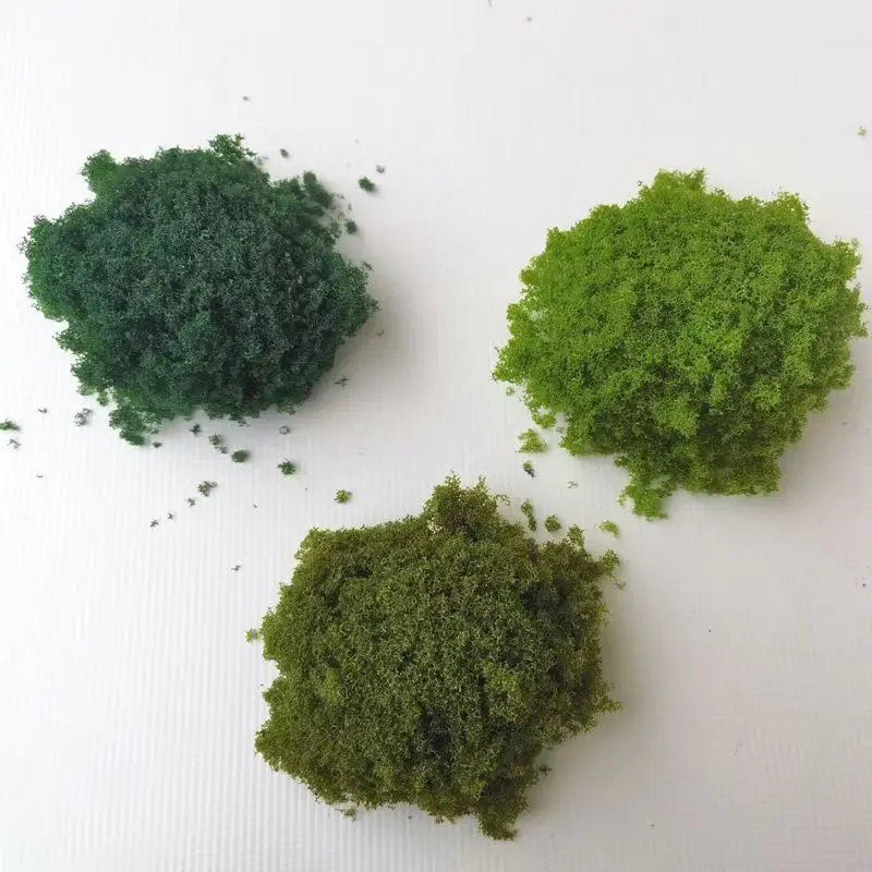22G Simulatie Boom Poeder Groene Plant Getuft voor DIY Miniatuur Lowland Struik Borstelige Tuft Architectuur Gebouw Modelspoor