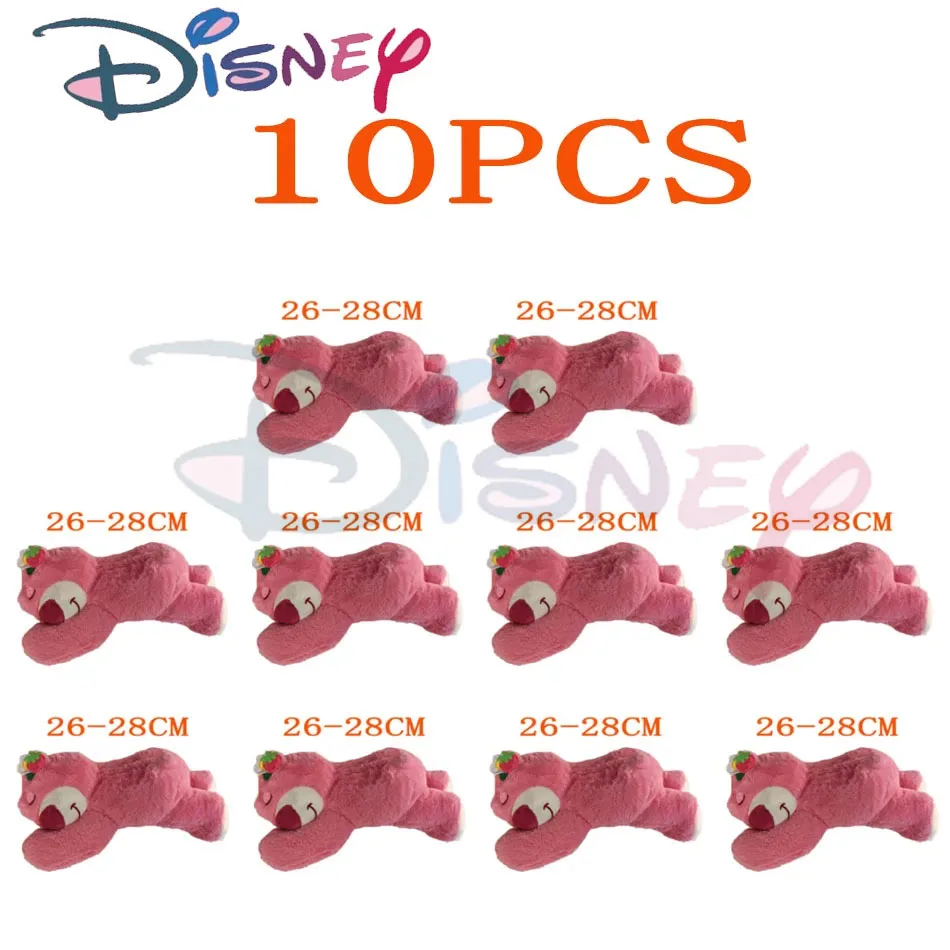 

2026 Disney Toy Story Lotso Cute Bear Strawberry Sofa Plush Pillow Stuffed Toys Children Girls Friends Festivals Birthday Gift@#