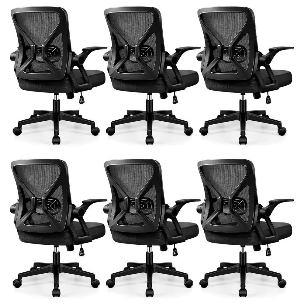 

Office Chair Ergonomic Desk Chair Breathable Mesh Task with Wheels and Lumbar Support Home Desk Office Chairs with Flip up Armr