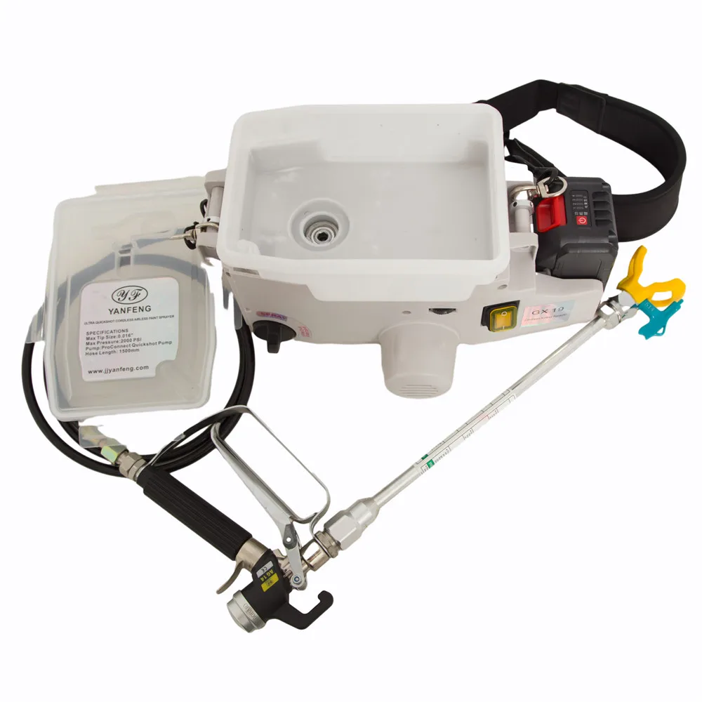 Customizable Electric Airless Paint Sprayer Battery Operated Paint Spray Gun for Fence & Cabinet Painting