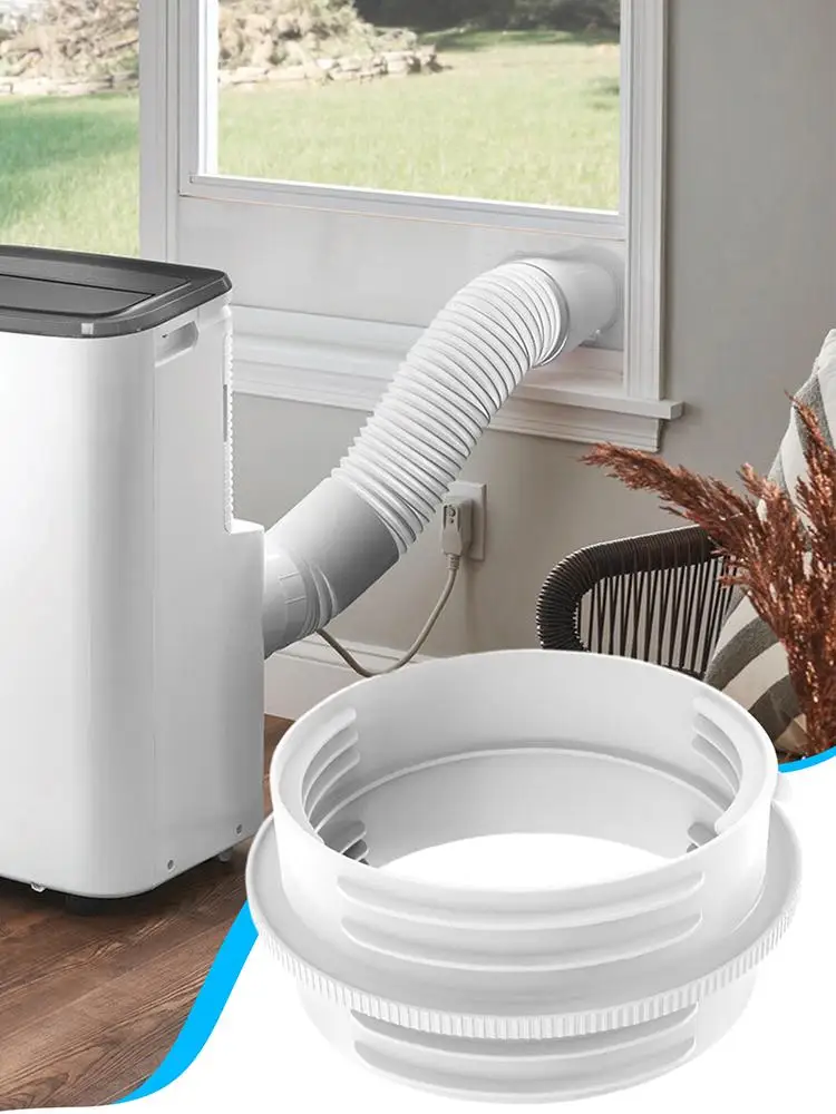 Air Conditioner Hose Adapter Portable AC Coupler Universal Hose Reducer Split Vent Conditioning Drain Screen Exhaust Connector