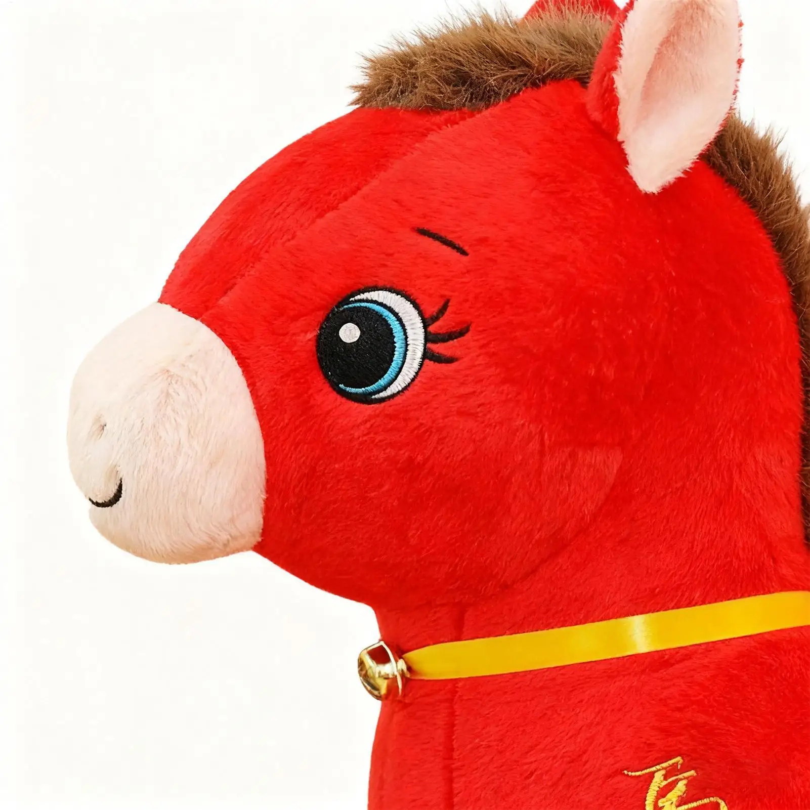 

Плюшевая лошадь, мягкий орнамент, кукла, год лошади, талисман на Новый год, весенний фестиваль, офис, настольная книжная полка, спальня, дети