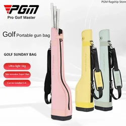 PGM-bolsa de Golf para mujer, bolso de pistola ultraligero, portátil, para práctica de pelotas pequeñas, puede contener 5-6 palos, QIAB029