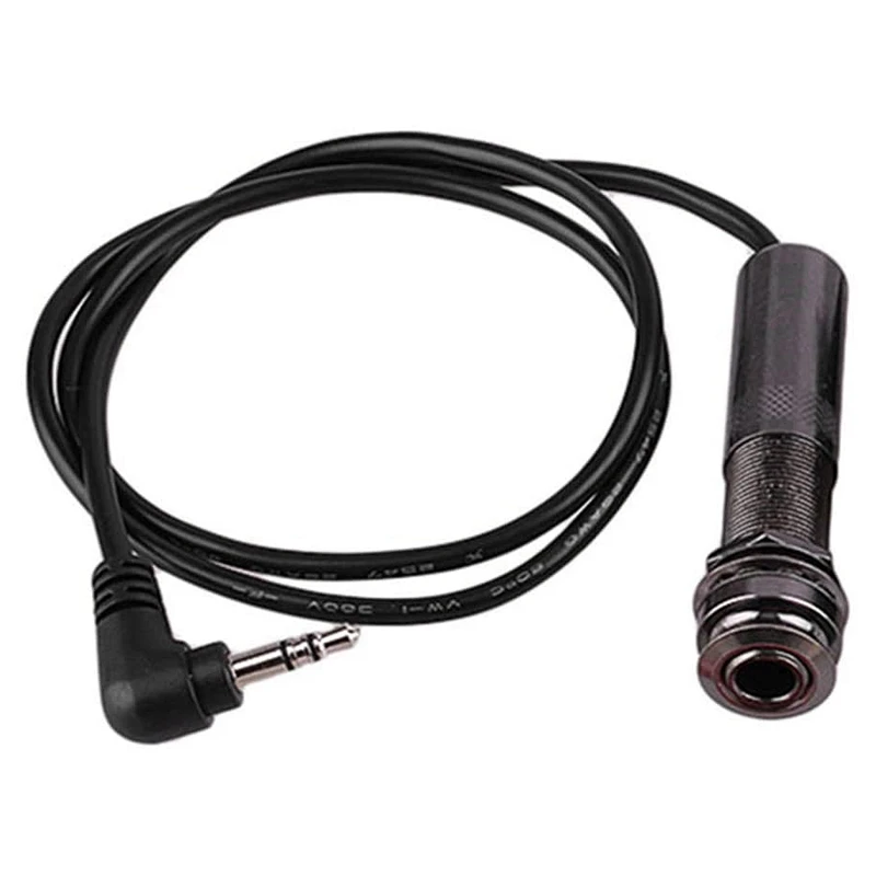 Guitar Pickup Cable Piezo Cable End Pin Jack Guitar Adapter Stereo Instrument Cable