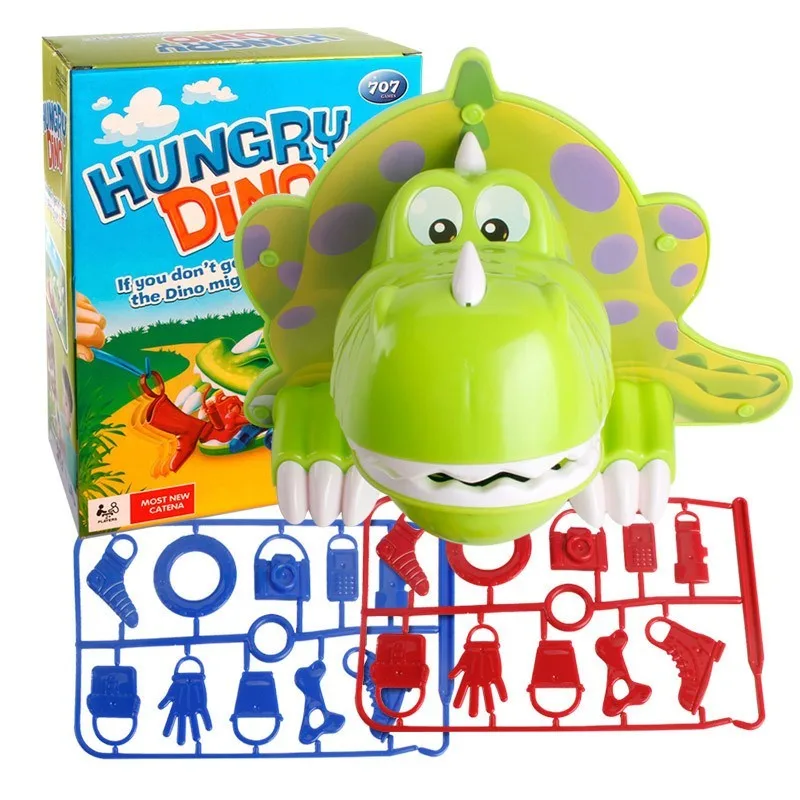 Dinosaur Game Hungry Dino Feeding Toy Quick Hand Reaction Biting for Children Family Party Interactive Educational Board Game