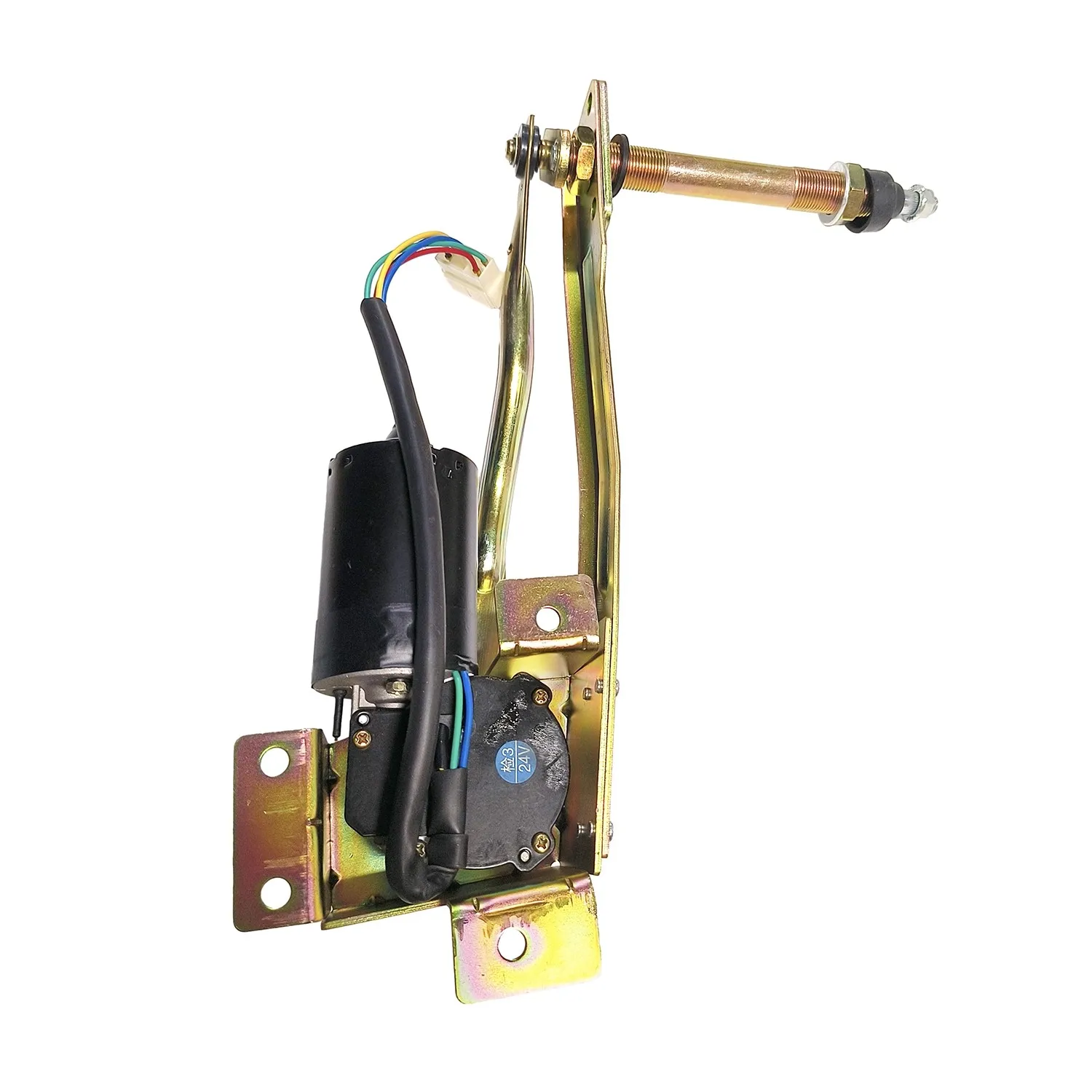 Adecuado para el conjunto de motor de limpiaparabrisas de excavadoras LiuGong 920D y 922D con varillaje y soporte del brazo del limpiaparabrisas