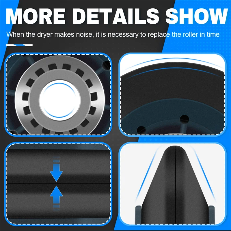 1 sztuka Koło bębna suszarki pasujące do W10314173, pasuje do W10314173 8536973 8536974 AP6019303 PS11752609