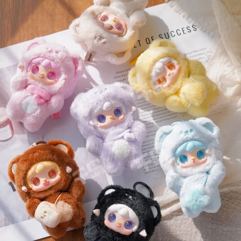 

2025 Brand New Blind Box Yooki V4 Pendant Gen Bite Bear Vinyl Dolls Series Toys Cute Model Surprise Beautiful Gift