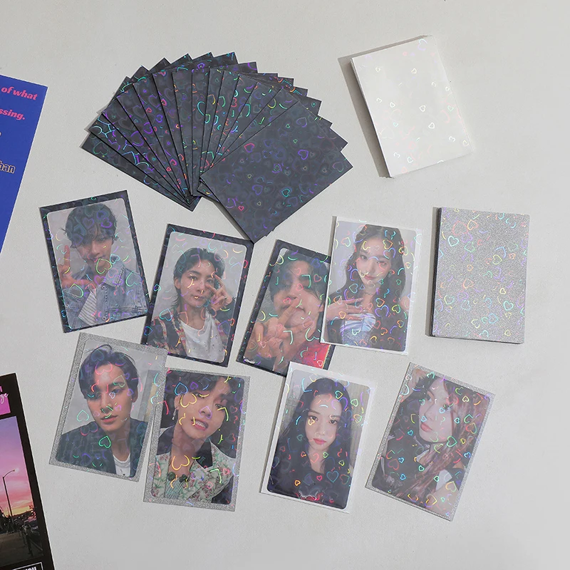 Fundas para tarjetas de 20 piezas, 61x91mm, 20C, soporte para tarjetas postales, películas, Protector para tarjetas de juego