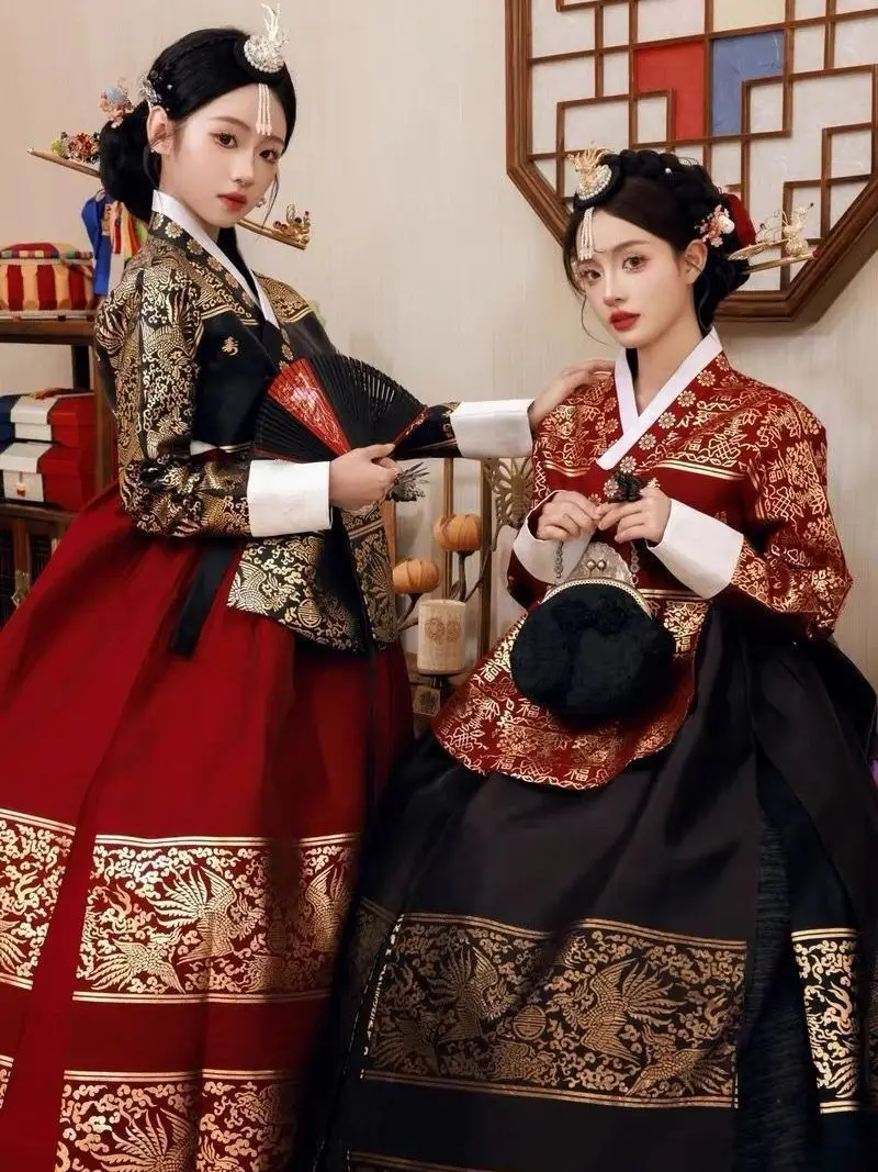 New High-end Yanji Korean Princess Palace Korean Hanbok Ethnic Performance Dress Travel Photography Clothes