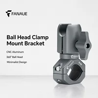 Support de téléphone portable pour moto FANAUE, extension de guidon, base à tête sphérique, caméra sportive, démontage rapide, antivol 1